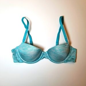 La Senza Remix Balconette Bra Light Blue